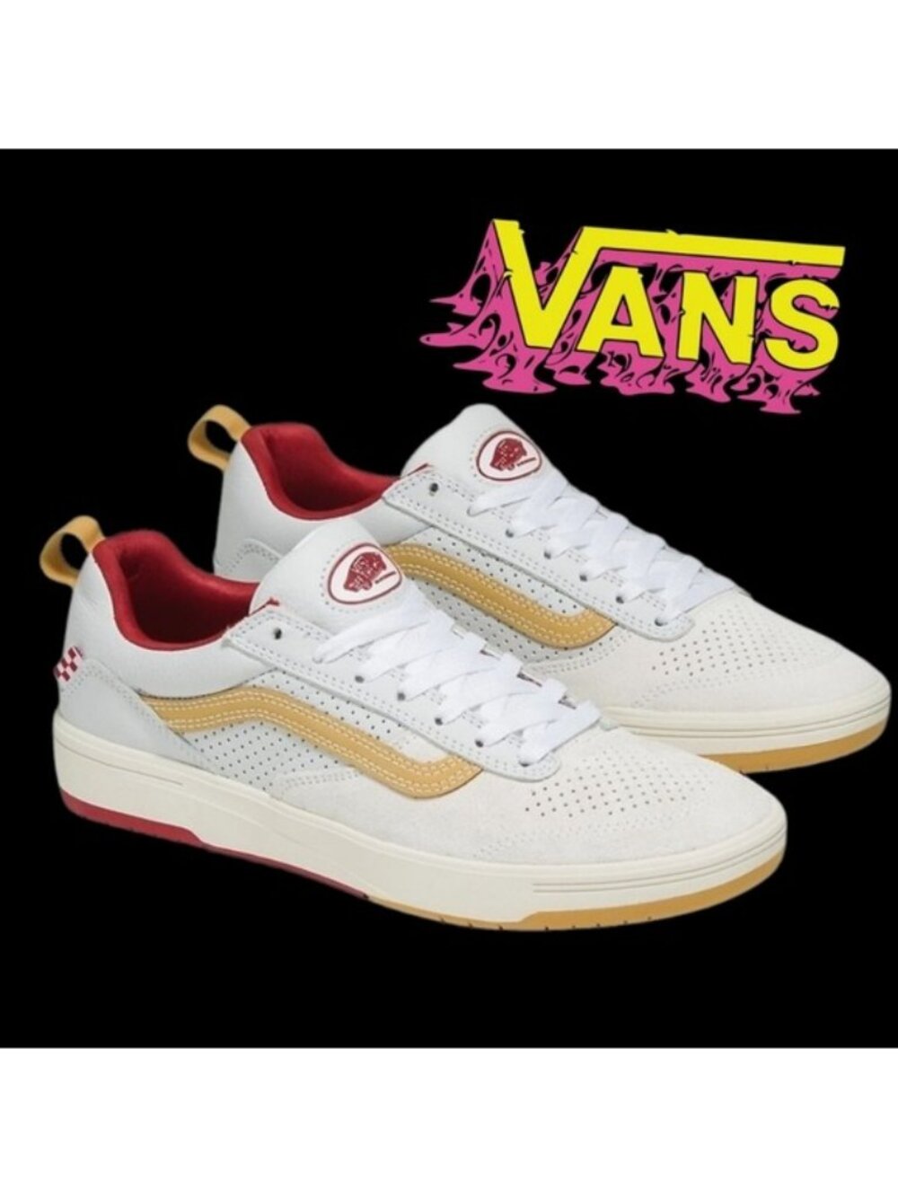 Mens Zahba Vintage Sport Men Size 13 Whote And Brown Vr3cush 062026